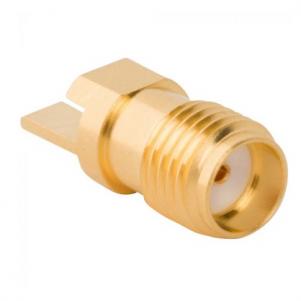 RF Connector SMA PCB End Launch Jk 50 Ohm Rnd Flange High Freq (Jack, Female) 